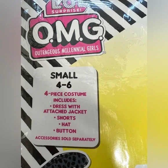 NEONLICIOUS Child Girls Halloween Costume Dress Up L.O.L Surprise O.M.G. Party - Picture 5 of 7